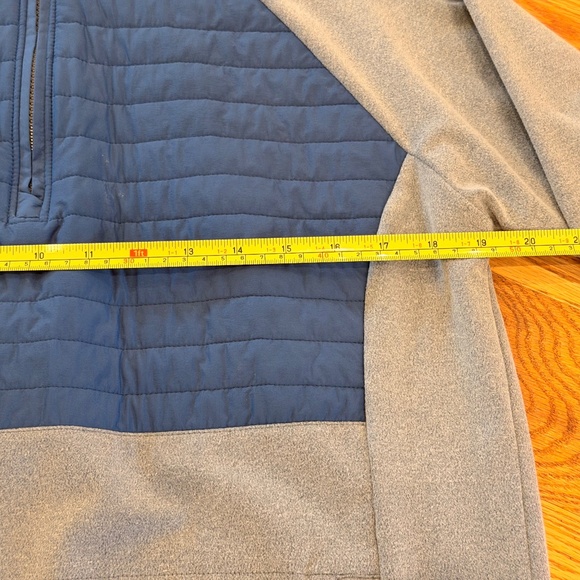 Johnnie-O Men's Golf Quarter-Zip Pullover in Blue Grey (Size Small) - Picture 5 of 8